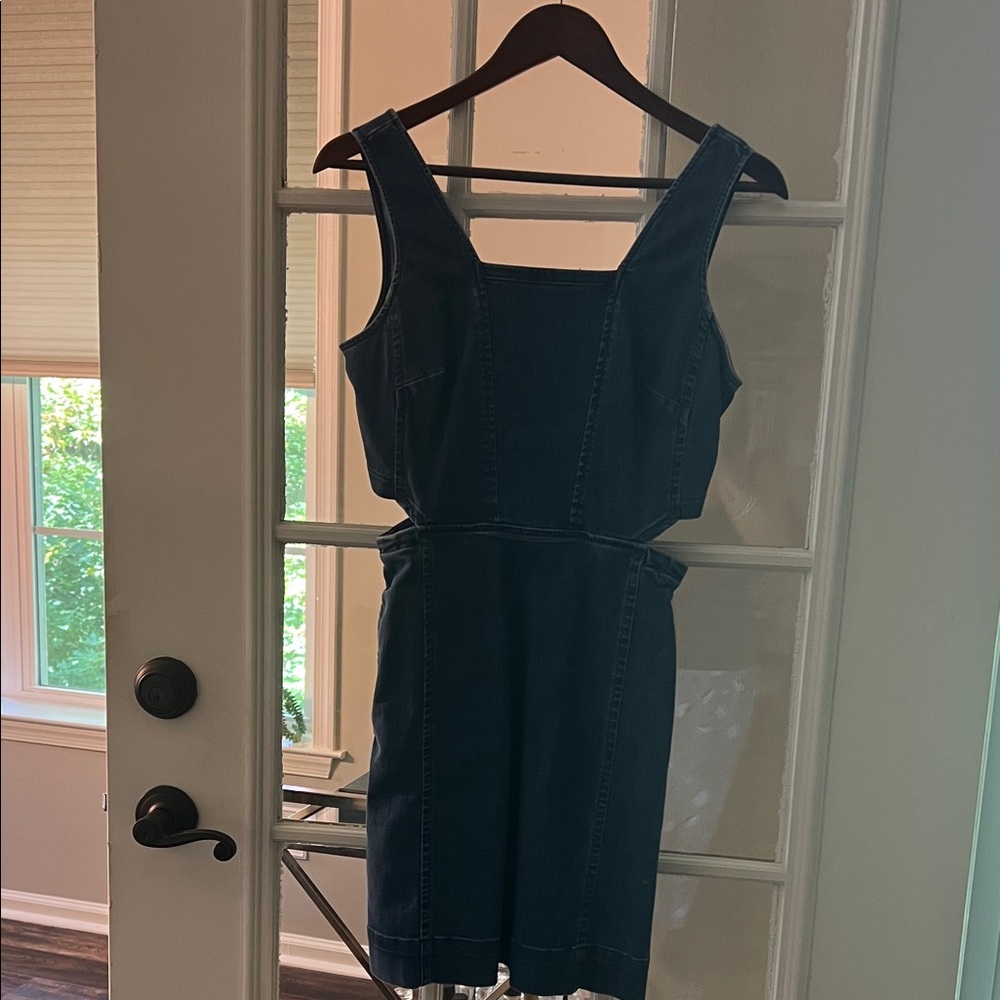 Madewell Dark Blue Denim Mini Dress